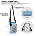 thumbnail image 6 of HELLHERO Women Messenger Bag for Adult Outdoor Daily Use Shoulder Bags with Shoulder Strap, Hummingbirds, 6 of 7