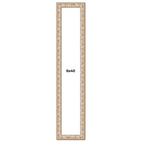 6x40 Frame White Real Wood Picture Frame Width 1.5 inches | Interior Frame Depth 0.5 inches |
