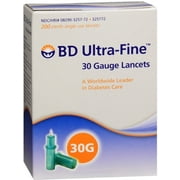 2 Pack - BD Ultra-Fine II 30 Gauge Lancets 200 Each
