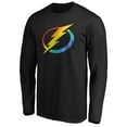 thumbnail image 2 of Men's Black Tampa Bay Lightning Team Pride Logo Long Sleeve T-Shirt, 2 of 3