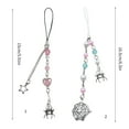 thumbnail image 3 of Delicate Spiderweb Phone Charm Pendant Strap Bag Decoration Lanyard, 3 of 9