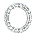 thumbnail image 2 of 2.2 Carat Prong Set Diamond Eternity ring in 10K White Gold (Ring Size 5), 2 of 4