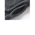 thumbnail image 6 of Robes for Women, LOFIR Long Womens Robes, Cozy Soft Fluffy Fleece Front Zipper Robe, Warm Plush Winter Bathrobe with Side Pockets,Grey, 2XL3XL, 6 of 10