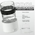 thumbnail image 3 of Asobu Whiskey Glass with Insulated Stainless Steel Sleeve, 10.5 ounces (White), 3 of 8