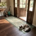 thumbnail image 5 of Lahome Decor 2'x6' Floral Kitchen Runner,2x6ft Runner Rug for Hallway,Non Slip Machine Washable Rugs ,Vintage Rug Low Pile Boho Bird Rug for Bedroom Bathroom Beside Bed Entryway,Light Green, 5 of 10