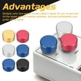 thumbnail image 3 of Toppers de pedal de pie Uxcell Tapones de botón de guitarra Plata, 3 of 5