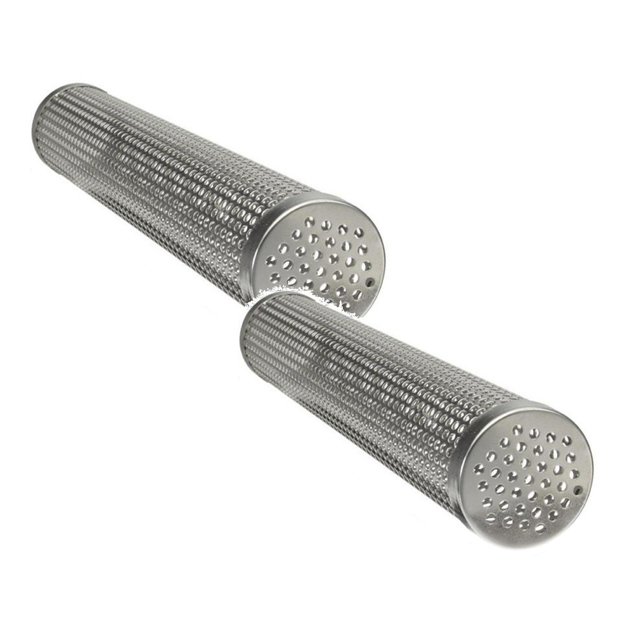 Oleegame 2PC Smoker Grill Tube Stainless Steel For Vegetables, Cheese, Nuts,Dense Smoke