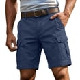 thumbnail image 2 of Cargo Shorts for Men Loose Fit Mens Cargo Bermuda Shorts Lightweight Outdoor Fishing Casual Shorts, 2 of 6