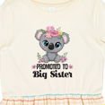 thumbnail image 4 of Inktastic Promoted to Big Sister Koala Girls Toddler Dress, 4 of 5