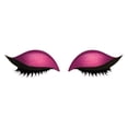 thumbnail image 3 of One-Step Eyeshadow - Pink - Lazy Shadow EyéLásh Patch 2 in 1 3D Eyeshadow EyéLáshes Makeup Stickers Without Makeup Natural Reusable Colorful Eyelid Line Stencils Makeups Novice T, Makeup Organizers, 3 of 3