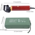 thumbnail image 2 of Plug-in Pet Grooming Clipper, 33 Tooth Steel Ceramic Blade Electric Trimmer, Quiet Pet Hair Cutting Tool for Home Farm Use, 2 of 17