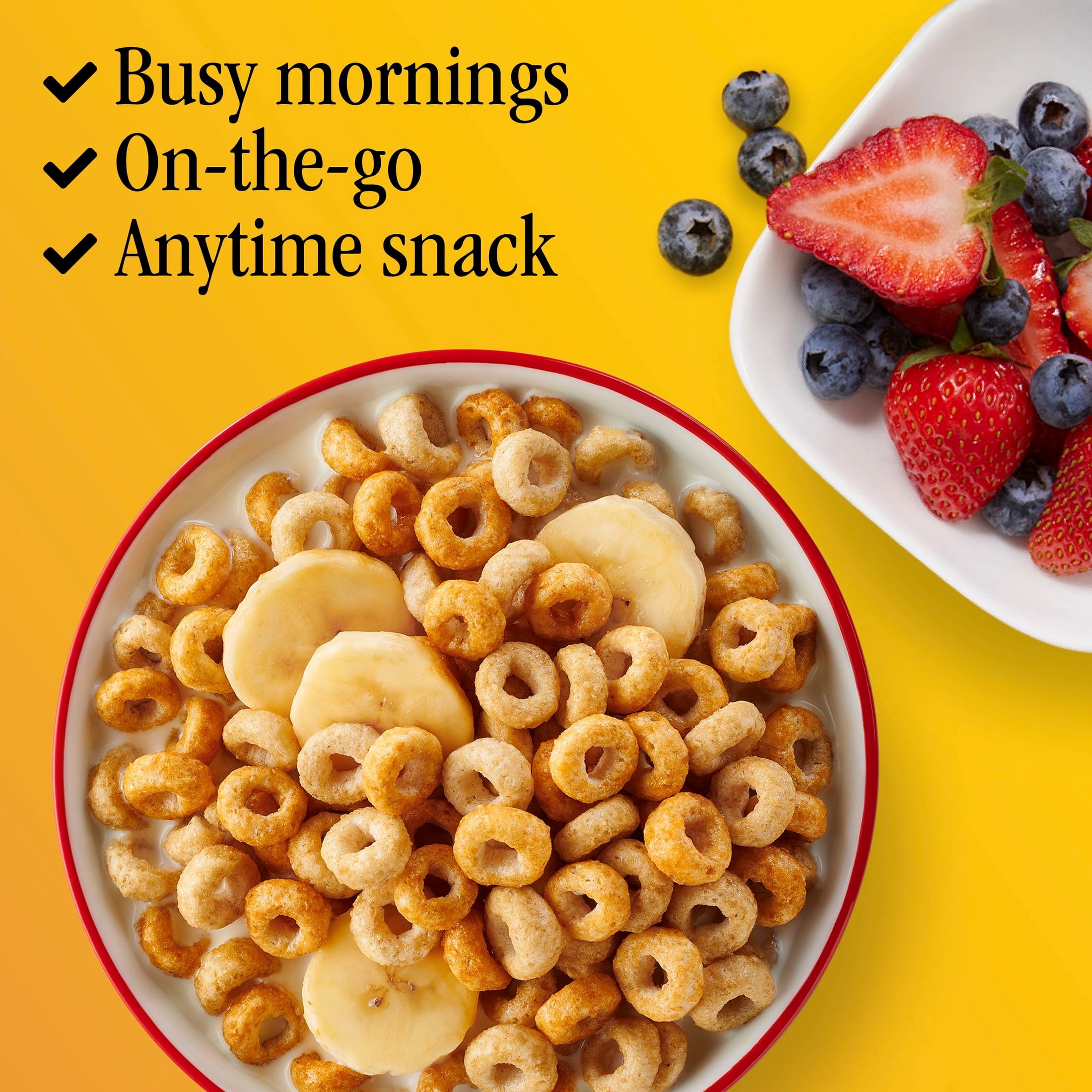 Banana Caramel Cheerios Gluten Free, Limited Edition, Family Size, 18.5 oz