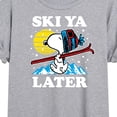 thumbnail image 3 of Peanuts - Ski Ya Later - Women's Oversized T-Shirt, 3 of 6