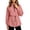 Pink, variant on Smupbvky Half Zip Sweatshirt for Women Drawstring Waist Stand Collar Pullover Causal Curved Hem Long Sleeve Loose Tops (XL, Pink)