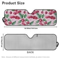 thumbnail image 3 of POLERO Pink Cherry Car Windshield Sun Shade, Foldable Car Sunshade Windshield for Front Window, Fit for SUV,Off-road Vehicle，Automotive Interior Sun Protection, 3 of 7
