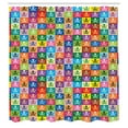 thumbnail image 3 of Ambesonne Colorful Shower Curtain, Pirate Flags Deisgn, 69"Wx70"L, Multicolor, 3 of 5