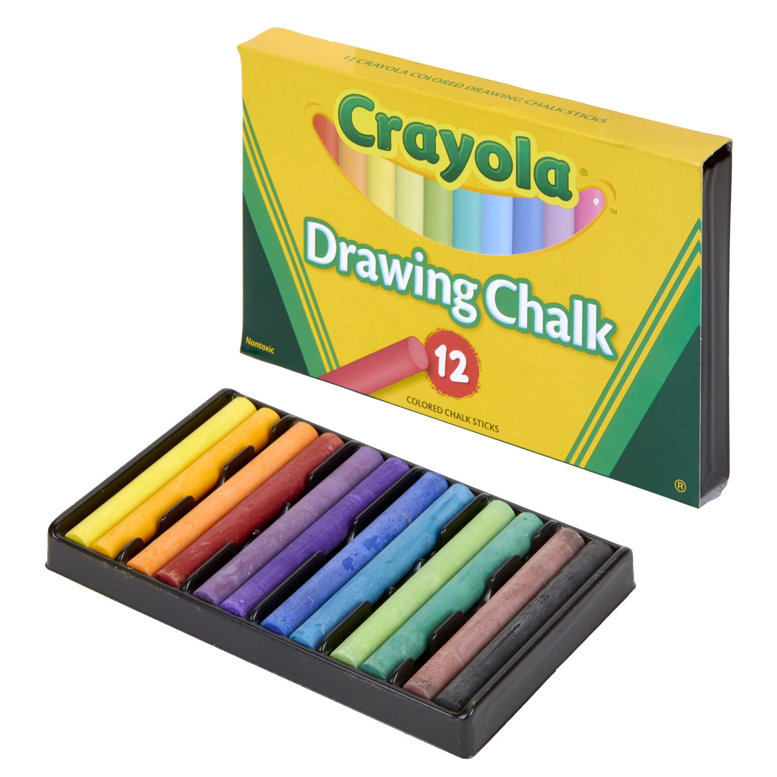 Crayola Colored Drawing Chalk, 12 Colors Per Pack, 6 Packs