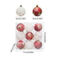 thumbnail image 3 of Christmas Ball Ornaments 9 Pcs - 2 inch Large Shatterproof Christmas Balls, Novel Decorations Indoor, Premium Holiday Party Hanging Ornaments for Xmas Tree, Wreath, Vines, Multicolor, 3 of 9