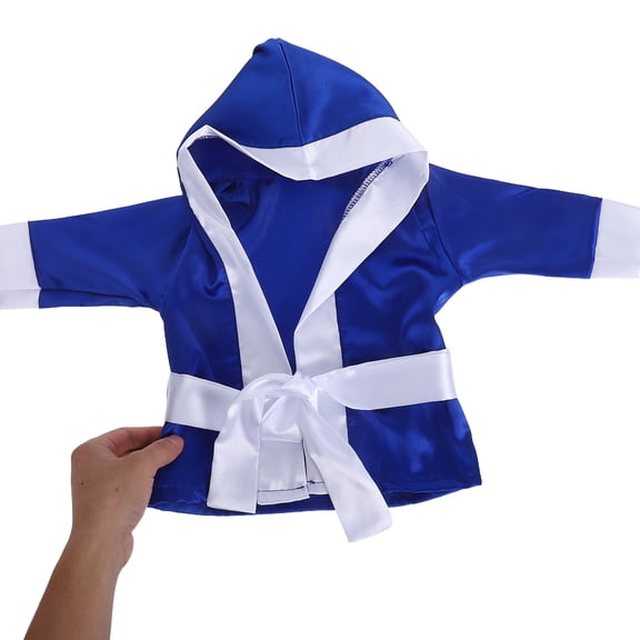 WRISTBIQUE 1 Set Boxing Costume for Newborn Photography Props in Blue Synthetic Fiber with Photography Prop Design