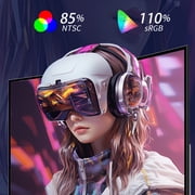شاشة ألعاب منحنية Viewedge مقاس 27 بوصة 180 هرتز 1 مللي ثانية، شاشة كمبيوتر FHD 1920x1080P، شاشة VA 1800R، 120% sRGB مع FreeSync، ضبابية منخفضة الحركة، HDMI وDP، مكبرات صوت مدمجة