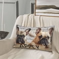 thumbnail image 5 of Daiia Cute Bulldogs Apply Bedding Waterproof Pillow Protector Zippered Queen – Bed Bug Proof Pillow Encasement-16"x24", 5 of 6