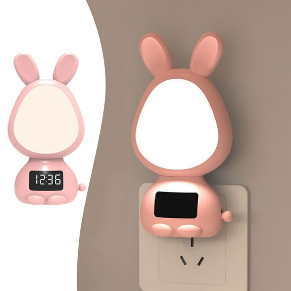 Lamps of Clearance,Three Gear Stepless Dimmg Remote Control Cute Mood Lamp Plug- Chargg-Use Clock LED Lamp Bedside Lamp Bedroom Baby Feedg Night Light,Night Light,Floor Lamp