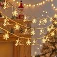 thumbnail image 4 of Adornos para árboles de Navidad Cadena de luces para exteriores 2024 decoraciones navideñas decoraciones con luces navideñas 2025 suministros navideños, 4 of 5