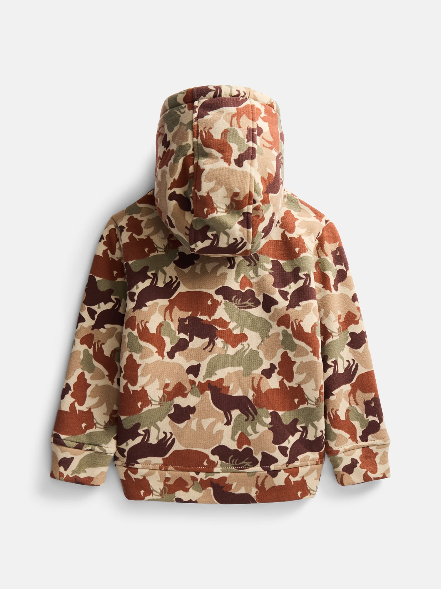 Wonder Nation Toddler Fleece- Lined Zip Hoodie, Sizes 12M-5T