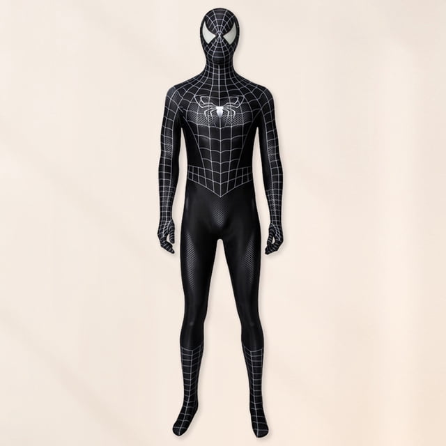 Disfraz Premium Disfraz de Miles Morales Body para adulto Disfraz de cosplay con tema flaco Ygjytge Negro T XXL para Hombre