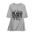 thumbnail image 3 of Women's Oversized Top Vintage Loose Short Sleeve T Shirt Long Sleeve T Shirt Tee Compression Shirt Woman Women Hiking Tops Turtle Neck Top for Women Long Sleeves T Shirts for Women Women Solid Shirt, 3 of 3