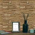 thumbnail image 1 of Papel tapiz de ladrillo de piedra 3d, pegatina de fondo impermeable para dormitorio, pared Home31, 1 of 3