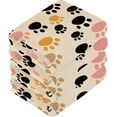 thumbnail image 4 of GZHJMY Colorful Dog Paws Cotton Washcloths Set of 6, 12"x12" Super Soft Absorbent Wash Cloths Bathroom Face Cloths Fingertip Towels for Gym Hotel and Spa, 4 of 7