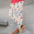 thumbnail image 5 of LangJing 2026 Easter Day Leggings for Women Casual Cute Bunny Eggs Printed Workout Pant High Waist Soft Tummy Control Workout Yoga Pants Navy,XL, 5 of 6