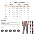 thumbnail image 4 of BRANROY Casual Plaid Pajama Pants for Men - Lounge Sleep Bottoms with Pockets Drawstring Closure Nightwear Pajamas for Men Daily Comfort Mens Casual Pants,Black L, 4 of 4