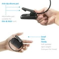 thumbnail image 4 of Lámpara de lectura con 16 LED y clip, recargable por USB, 9 modos de brillo y 3 temperaturas de color, con abrazadera de cuello flexible de 360° para cama y libros., 4 of 4