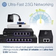thumbnail image 2 of Inyector PoE+ TRENDnet TPE-215GI 2.5G 30W con alimentación integrada, 2 of 9