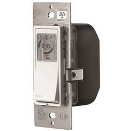 ELECTRONIC 24-HOUR TIMER SWITCH WITH ASTRONOMICAL CLOCK, BLACKLIT LCD, AND LED LOCATOR