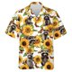 thumbnail image 5 of Camisas con estampado 3D de animales lindos y gráficos de mapache kawaii para hombres, camisas de playa, blusas casuales de manga corta con solapa y botones para vacaciones, 5 of 5
