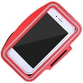 thumbnail image 2 of Arm Bag Sport Phone Holder Pouch Fitness Armband Case Sleeve for 6.3 Inches Cellphone, Red, 2 of 6