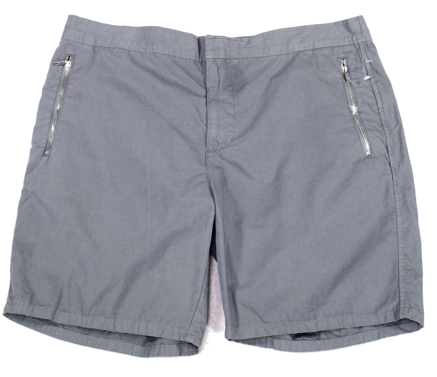 DKNY Mens Cream Shorts New L XXL Zipper Pocket Off White Casual Summer Bermuda 