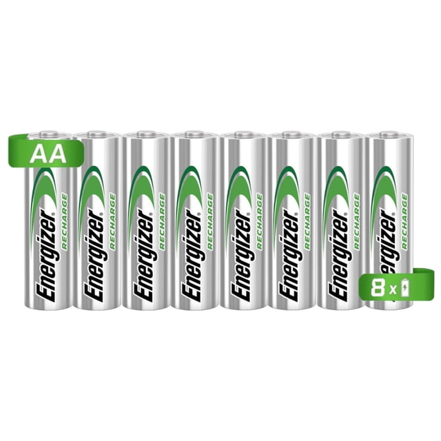 8 Pilas Baterías Recargables Energizer Tamaño AA 2300mAh