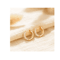 thumbnail image 3 of Aretes Xtellar Dorados Con Zirconias Y Detalles En Oro, 3 of 4