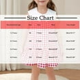 thumbnail image 3 of Toddler Girl Clothes under $5 Sleeveless Turdown Collar Plaid Dress Summer Dress 1-5Y Red 4 Years, 3 of 3
