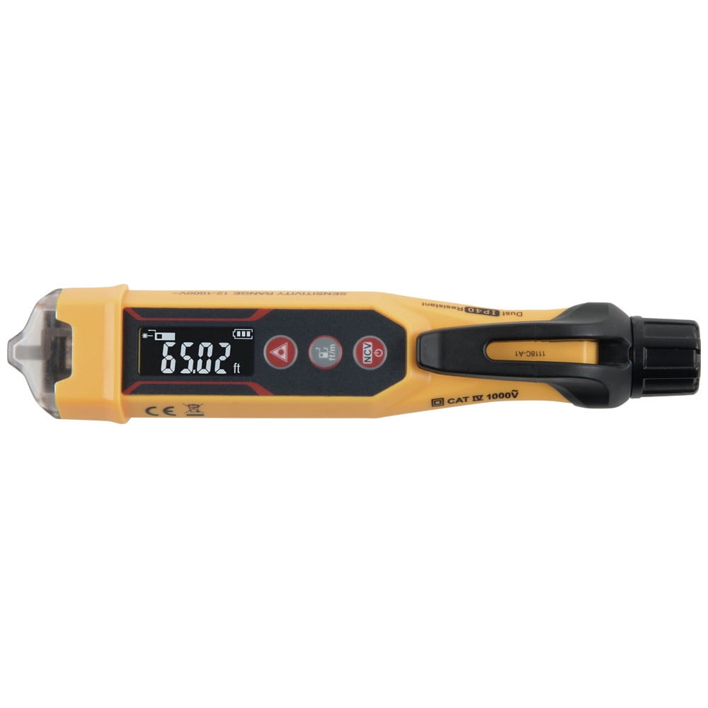 Klein Tools Non-Contact Voltage Tester Pen With Laser Distance Meter, 12 To 1000V Ac