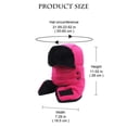thumbnail image 4 of Herrnalise Men And Women Thunderheads Hat Thickened Ear Protection Face Protection Cap, 4 of 4