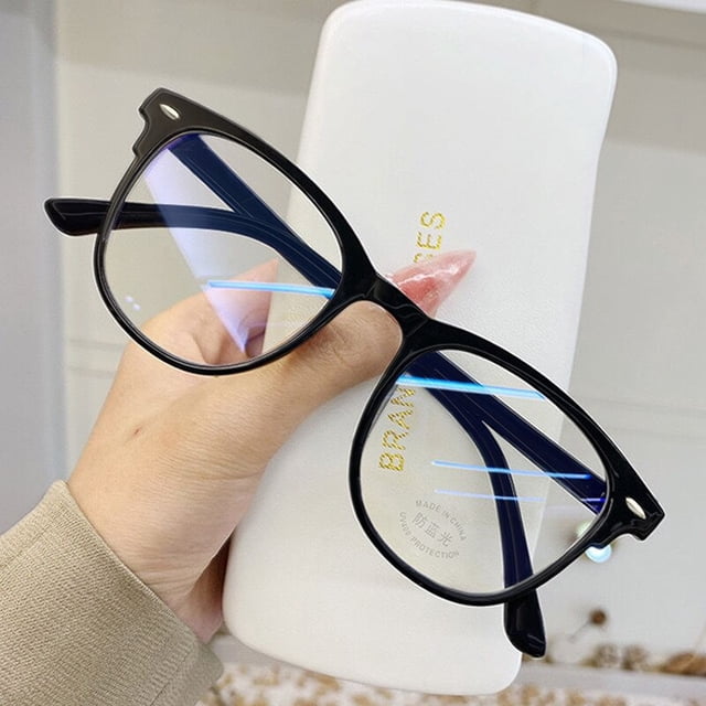 Gafas de miopía para hombre y mujer, lentes graduadas de color negro, acabado transparente, 1,0-1,5-2,0-2,5-3,0-6,0 To-