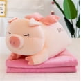thumbnail image 1 of Affordablo Bedding Fleece Blanket Luxury Bed Blanket Two In One Cartoon Animal Pillow With Built In Blanket Dual Purpose office Car Nap Blanket Winter Thickened Sofa Pillow With Dual Functions, 1 of 9