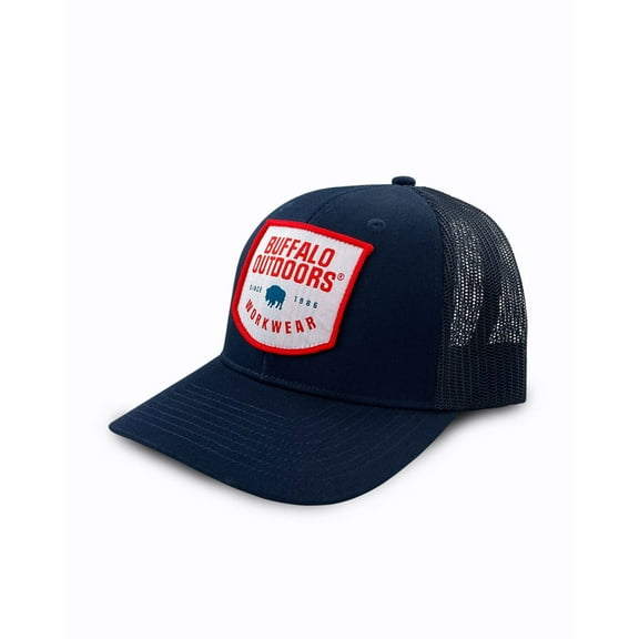 Buffalo Outdoors® Workwear Woven Color Patch Trucker Hat