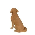thumbnail image 2 of 21" Sitting Golden Retriever Dog Outdoor Garden Statue, 2 of 6