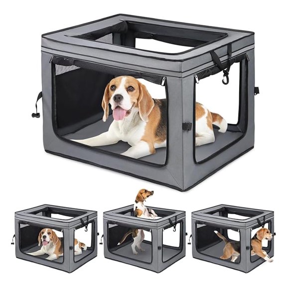 Dog Crates,Collapsible Soft Travel Crate for Medium Dogs (3 Year ... - Implied Warranty For Soft Dog Crate Durability And Ease Of Assembly